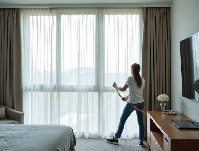 Enoggera Sheer Curtain Cleaning